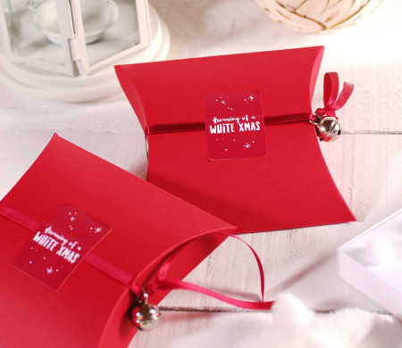 Petite Boîte Rouge pour Noël. Boîtes pour Noël!