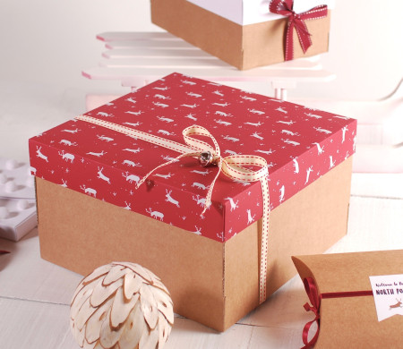 Boîte de Noël Décorée