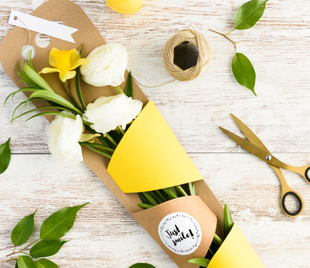 Boîte pour offrir des fleurs Boîte pour offrir des fleurs