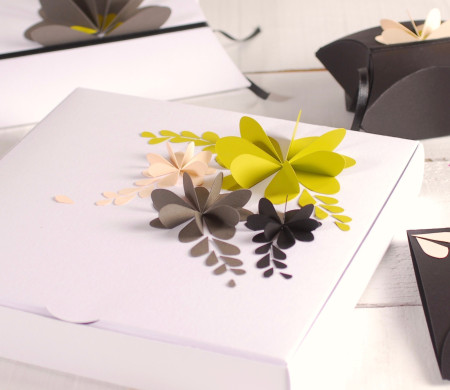 Boîte 3D décorée
