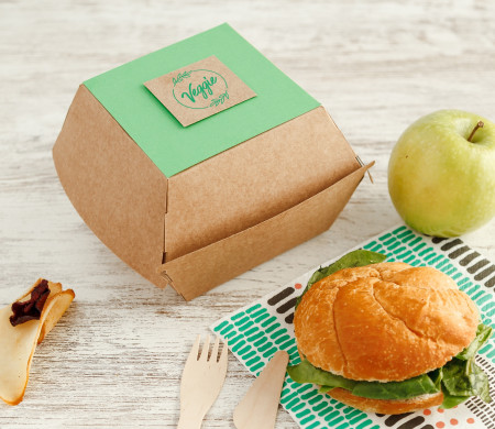 Boîte take away pour hamburgers