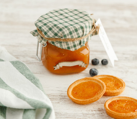Pot de confiture en verre
