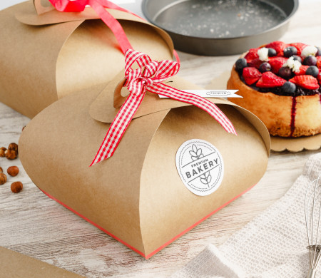 Boîte fermée pour tartes