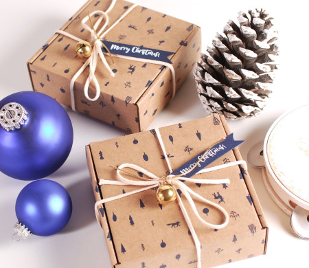 Boîte de Noël pour l’ami invisible