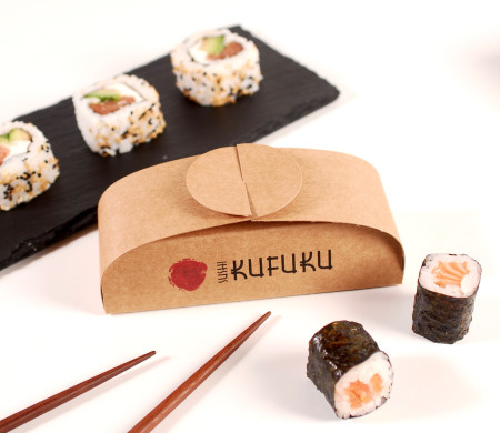 boîte trois unités sushis