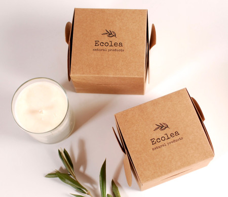 Boîte pour bougies artisanales