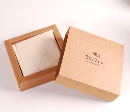 Boîte en carton pour sacs et serviettes en tissu