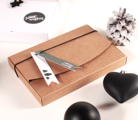 Boîte de Noël pour photos