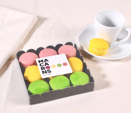 Boîte carrée pour macarons...