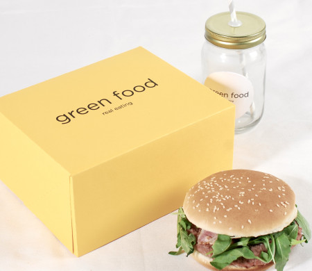Boîte d'aliments à emporter pour hamburgers Boîte d'aliments à emporter pour hamburgers