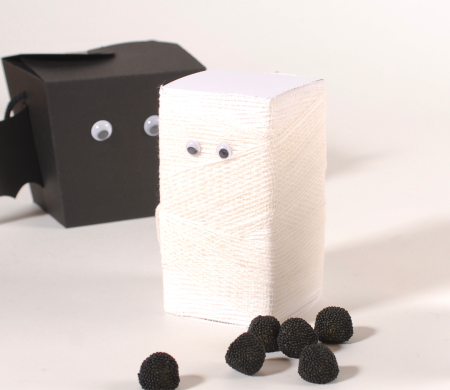 Boîte à momie pour les bonbons d'Halloween