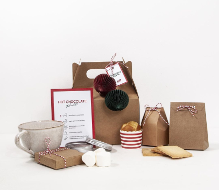Boîte à pique-nique en carton pour un événement H&M