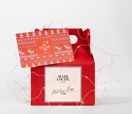 Boîte à pique-nique en carton de Noël