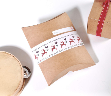 Boîte à pochettes de Noël