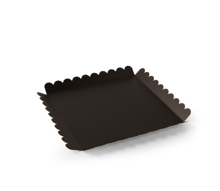 Plateau en carton pour biscuits, sandwiches ou amuse-gueules