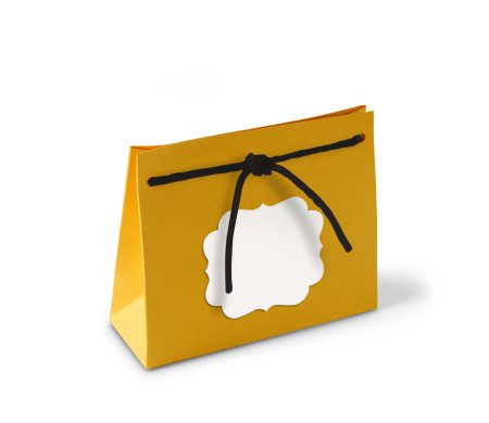 Pochette Cadeau en Carton avec Cordon