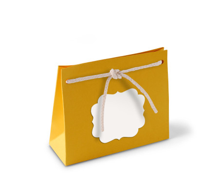 Pochette Cadeau en Carton avec Cordon