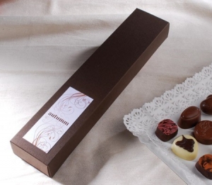 Boîte plate pour chocolats