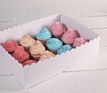 Boîte carton à 12 cupcakes