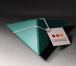 Boîte triangulaire pour des petits cadeaux