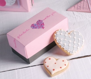 Petite boîte à cookies pour mariage