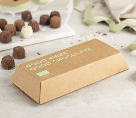 Boîte à Chocolats en Carton en Forme de Lingot 