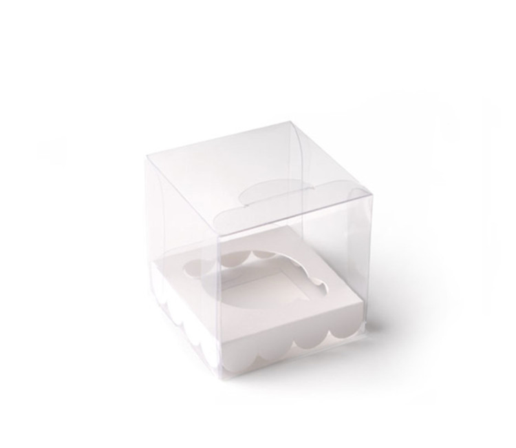 Boîte Transparente pour Un Cupcake