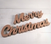 Lettres en carton Merry Christmas