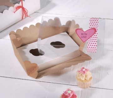 Boîte pour deux mini cupcakes