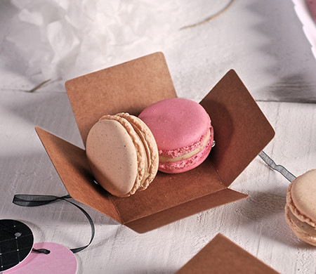 Petite Boîte à  Macarons Avec Couvercle
