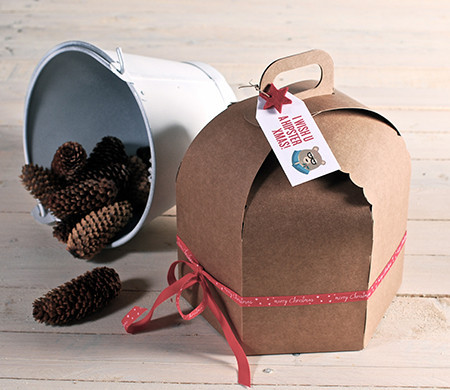 Boîte pour cakes aux fruits