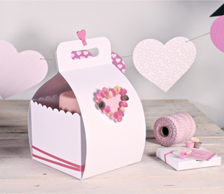 Boîte à Gâteau Décorée