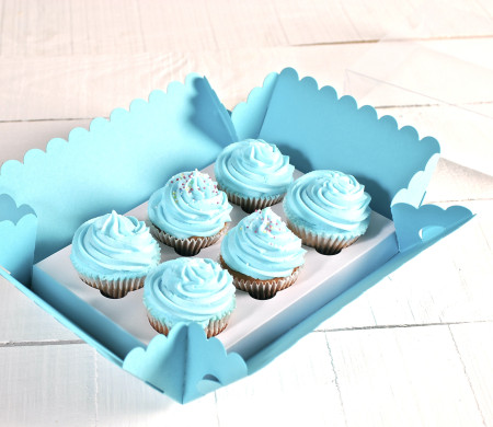 Boîtes Pour 6 Hauts Cupcakes