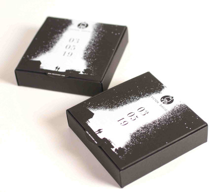 Boîte cadeau mariage noire