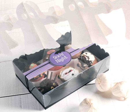 Boîte à Cupcakes Décorée pour Halloween