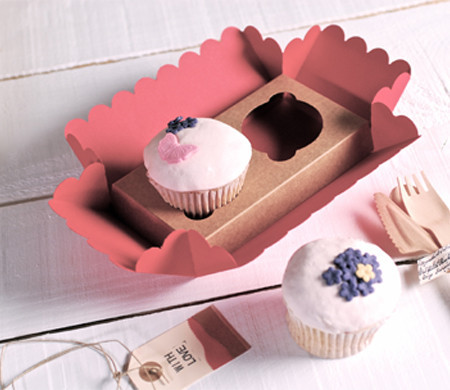 Boîte pour 2 Cupcakes