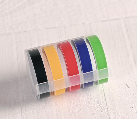 Rubans étiqueteuse "Dymo" couleurs primaires
