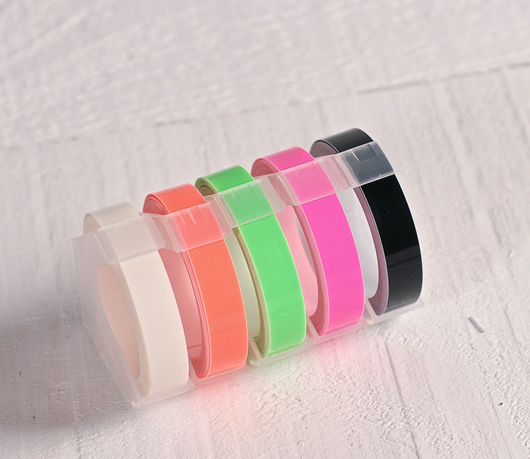 Rubans étiqueteuse "Dymo" couleurs fluor Rubans étiqueteuse "Dymo" couleurs fluor