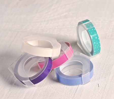 Rubans étiqueteuse "Dymo" tons pastel