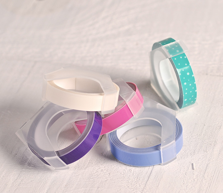 Rubans étiqueteuse "Dymo" tons pastel Rubans étiqueteuse "Dymo" tons pastel