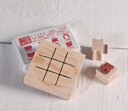 Kit tampons "Jeu de morpion"