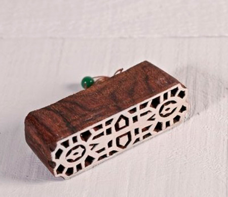 Tampon en bois allongé 2