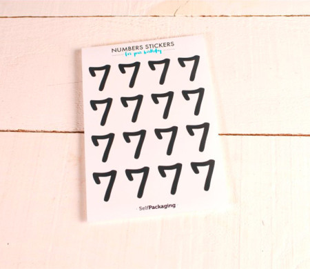 Stickers chiffres pour les fêtes