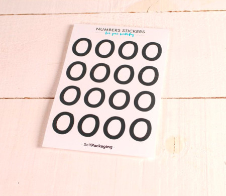 Stickers chiffres pour les fêtes