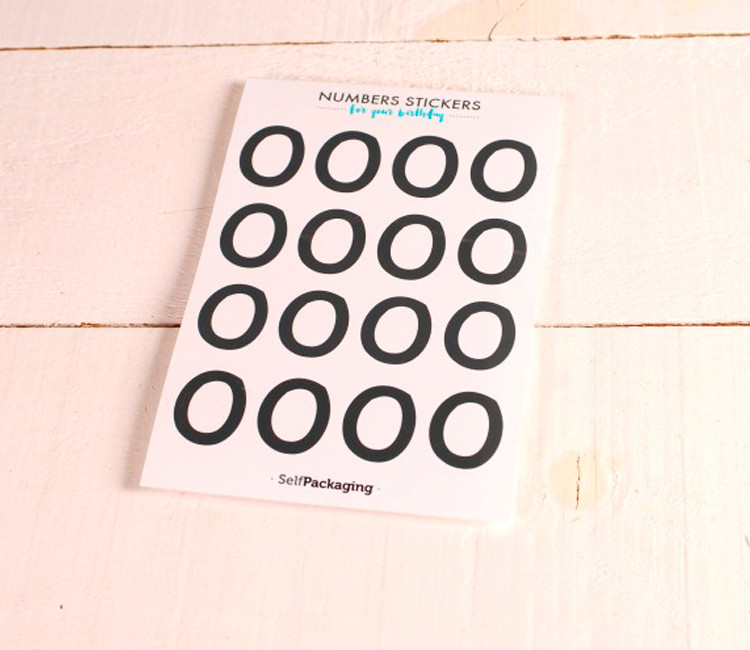 Stickers chiffres pour les fêtes