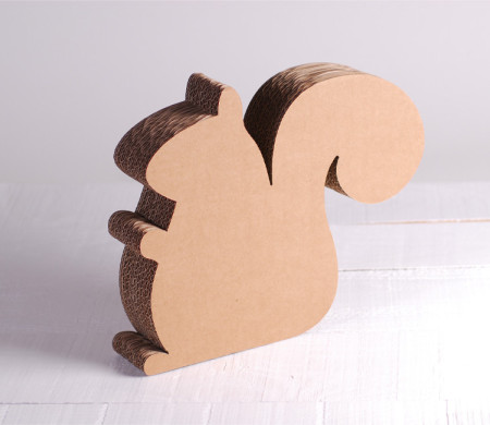 Écureuil en Carton décoratif