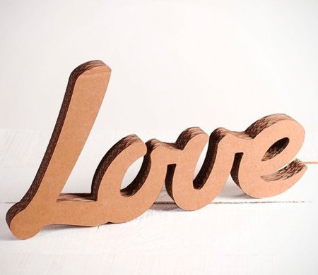 Lettres en Cartons LOVE