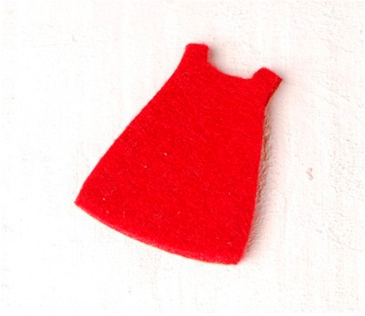 Robe de Fille en Feutrine pour les cadeaux de bébés