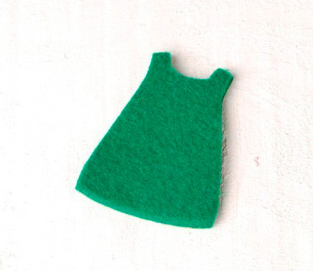 Robe de Fille en Feutrine pour les cadeaux de bébés