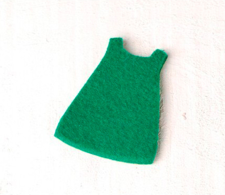 Robe de Fille en Feutrine pour les cadeaux de bébés